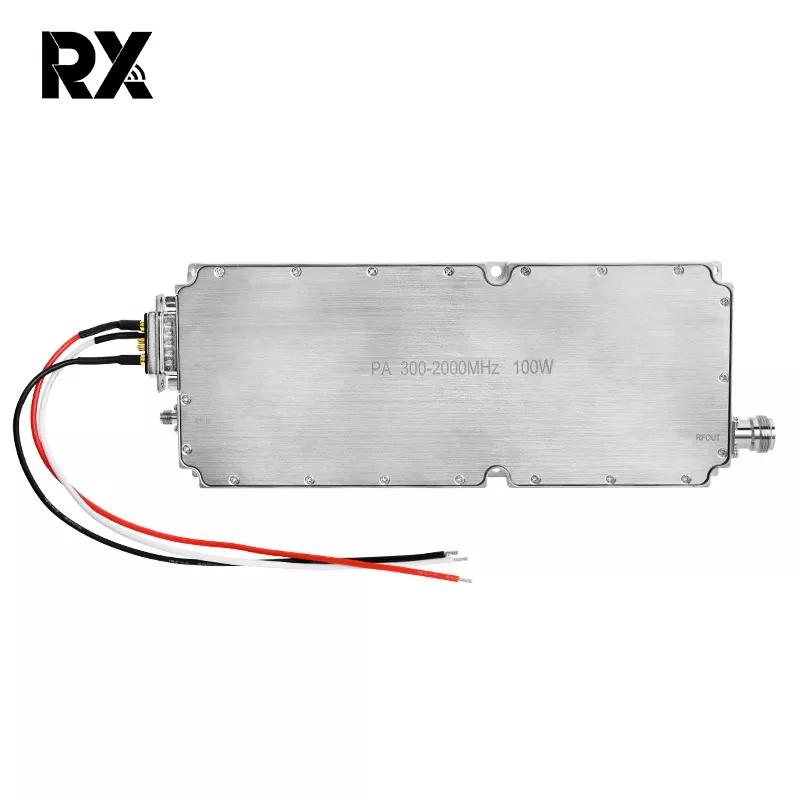 100W RF وحدة مضخم الطاقة 300 -2000MHz 32V 8A مكاسب عالية