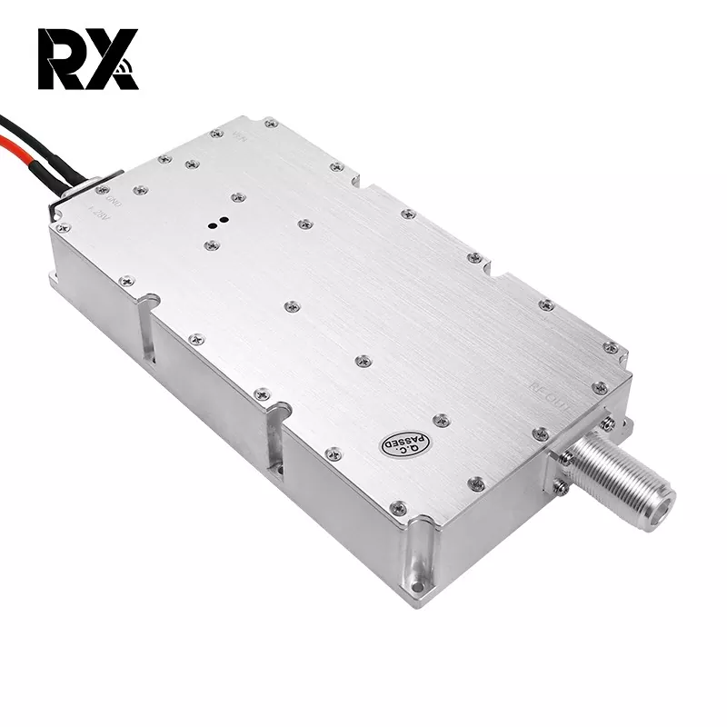 وحدة تشويش FPV عالية الطاقة 200 واط 2100-2500 ميجا هرتز 28 فولت تيار مستمر